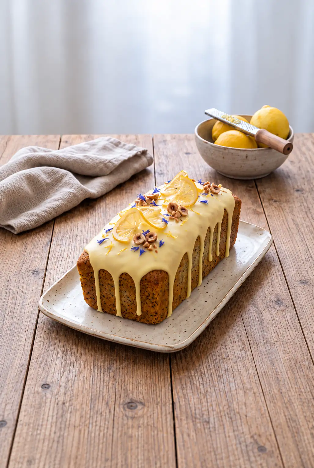 Cake citron pavot